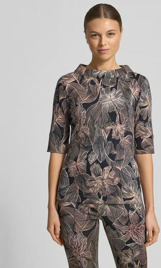 Marc Cain T-shirt met opstaande kraag - Foto 4