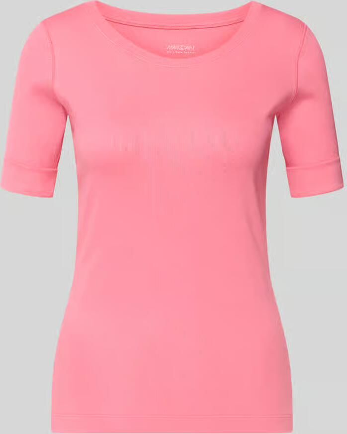Marc Cain T-shirt met ronde hals en 1 2-mouwen - Foto 2