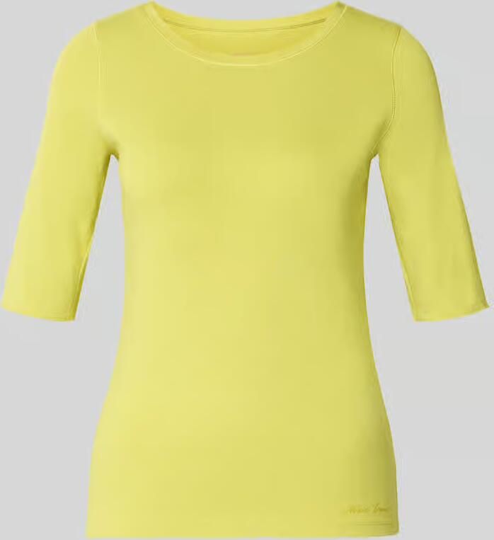 Marc Cain T-shirt met ronde hals en 1 2-mouwen