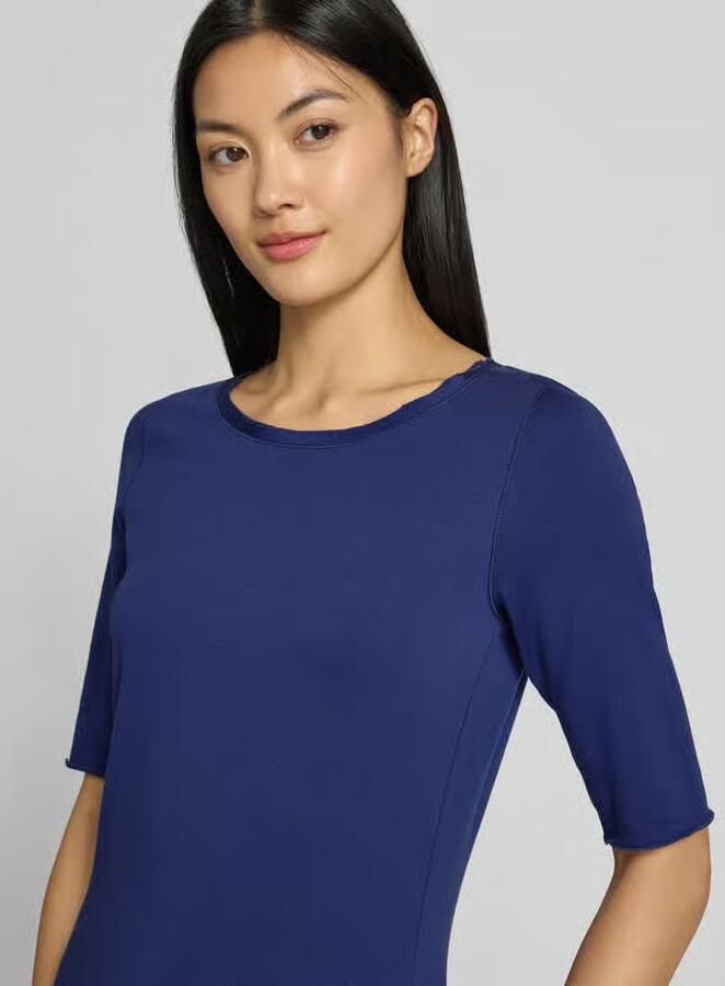 Marc Cain T-shirt met ronde hals en 1 2-mouwen - Foto 2