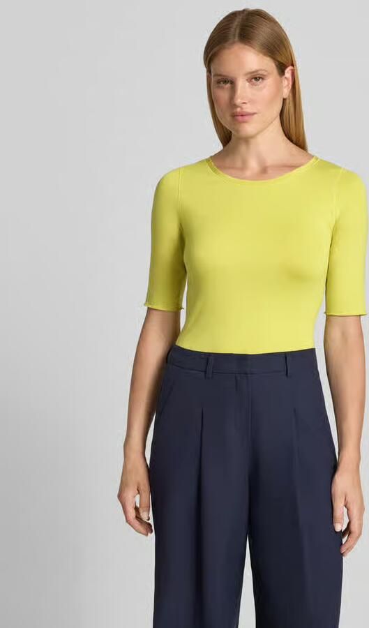 Marc Cain T-shirt met ronde hals en 1 2-mouwen - Foto 3