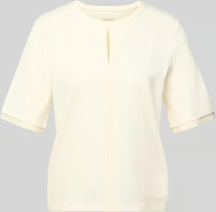 Marc Cain T-shirt met ronde hals en cut-out - Foto 2