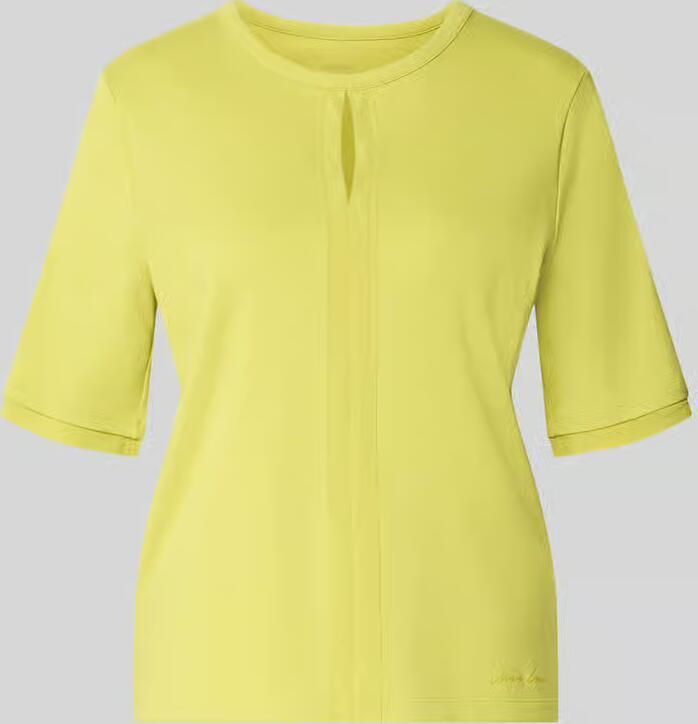 Marc Cain T-shirt met ronde hals en cut-out - Foto 2