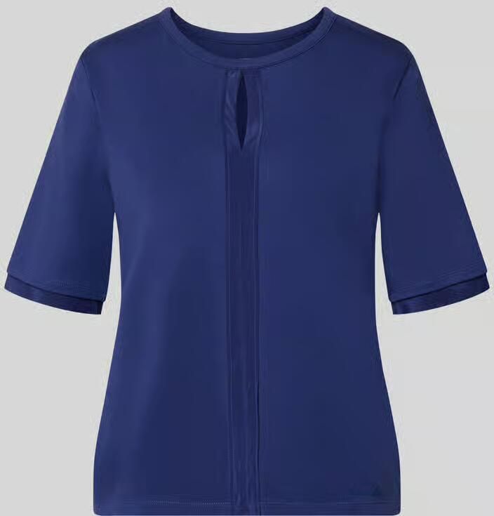 Marc Cain T-shirt met ronde hals en cut-out