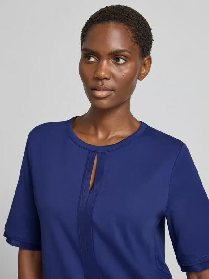 Marc Cain T-shirt met ronde hals en cut-out - Foto 2