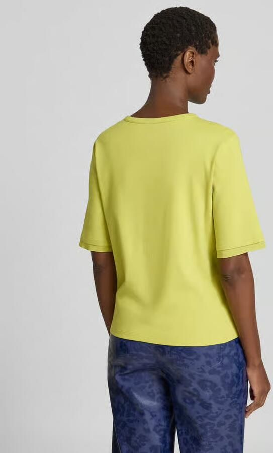 Marc Cain T-shirt met ronde hals en cut-out - Foto 2
