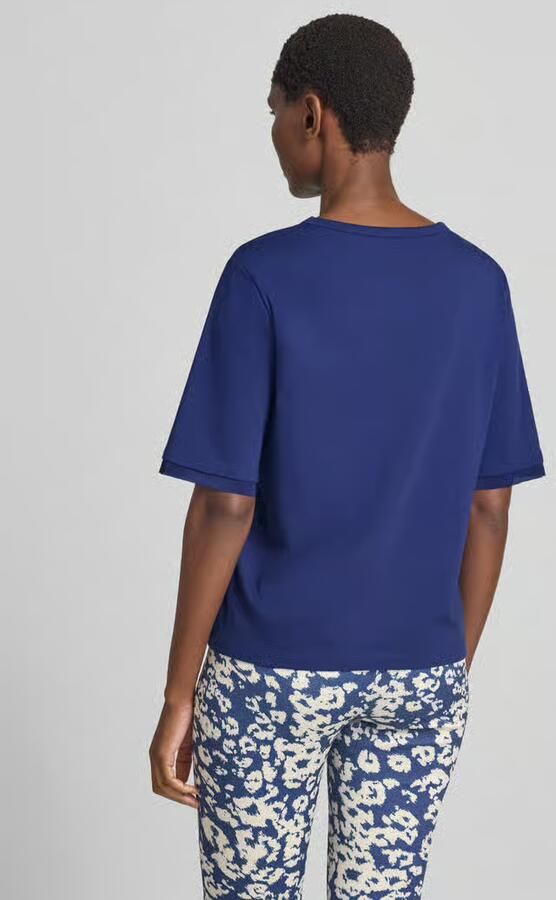 Marc Cain T-shirt met ronde hals en cut-out