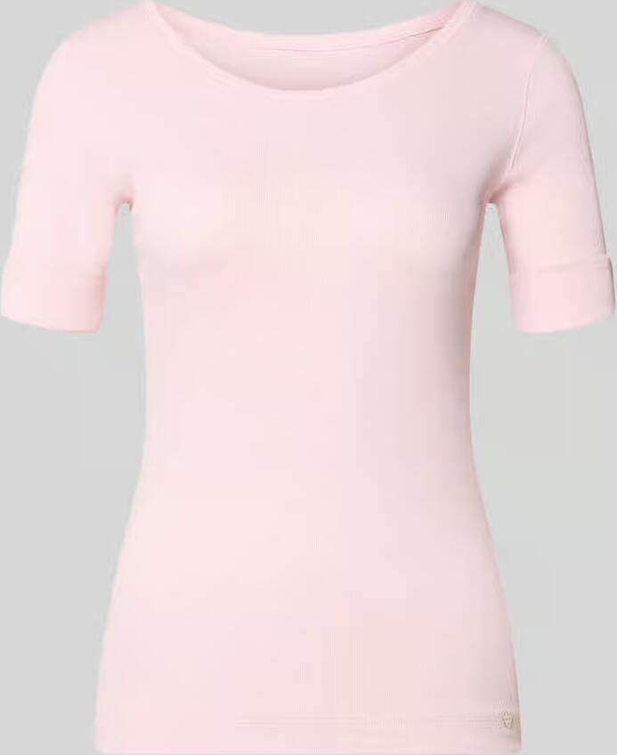 Marc Cain T-shirt met ronde hals en labeldetail - Foto 2