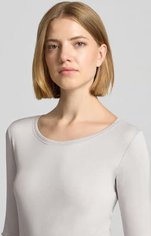 Marc Cain T-shirt met ronde hals en labeldetail - Foto 2
