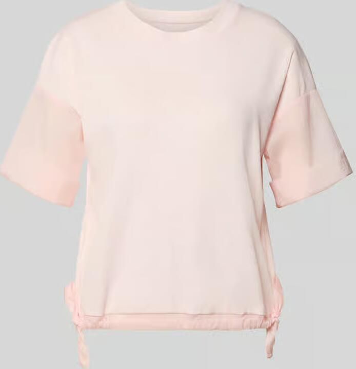 Marc Cain T-shirt met ronde hals en tunnelkoord - Foto 2