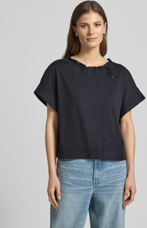 Marc Cain t-shirt met steekzak aan de zoom - Foto 3