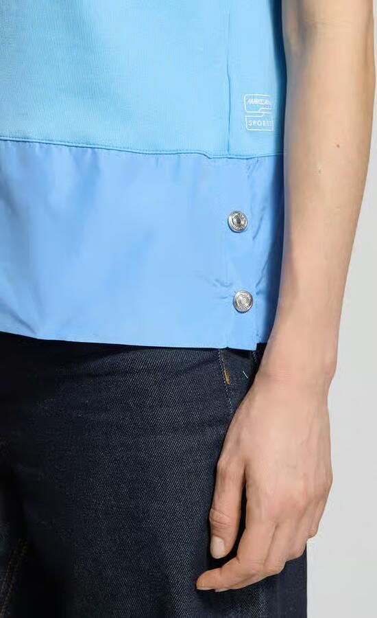 Marc Cain T-shirt met tuniekkraag en tunnelkoord