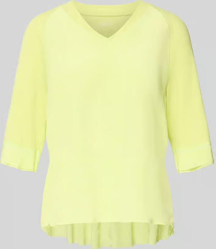 Marc Cain T-shirt met V-hals en 3 4-mouw - Foto 2