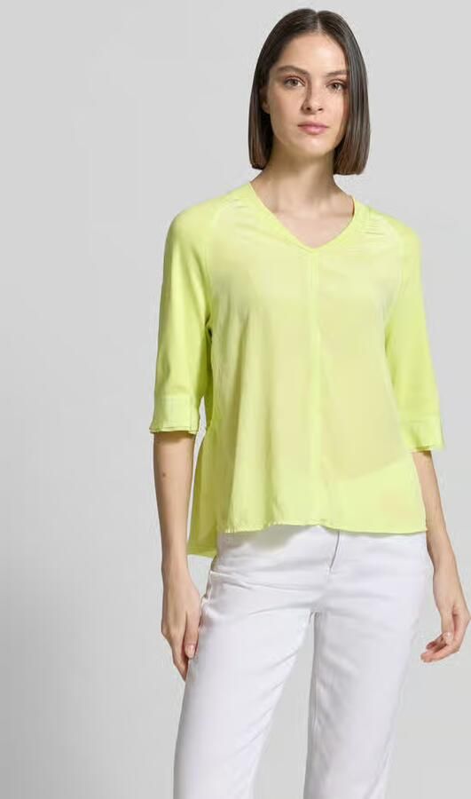 Marc Cain T-shirt met V-hals en 3 4-mouw - Foto 3