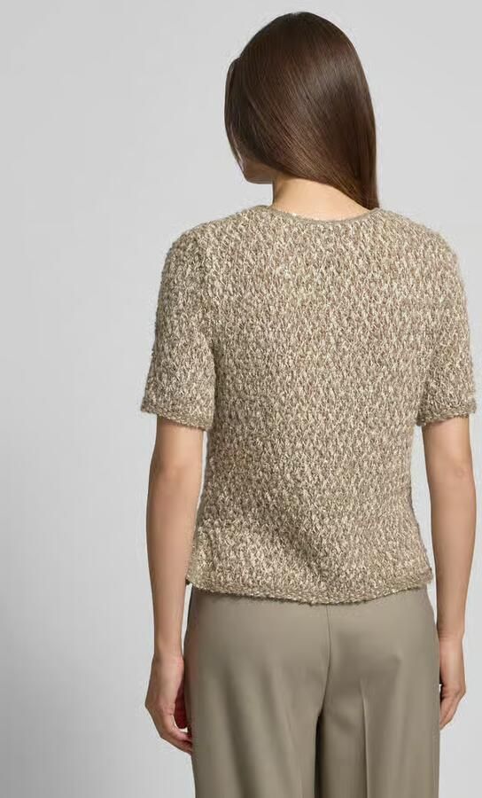 Marc Cain T-shirt van wolmix met pailletten