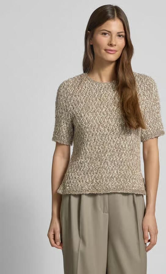 Marc Cain T-shirt van wolmix met pailletten - Foto 2
