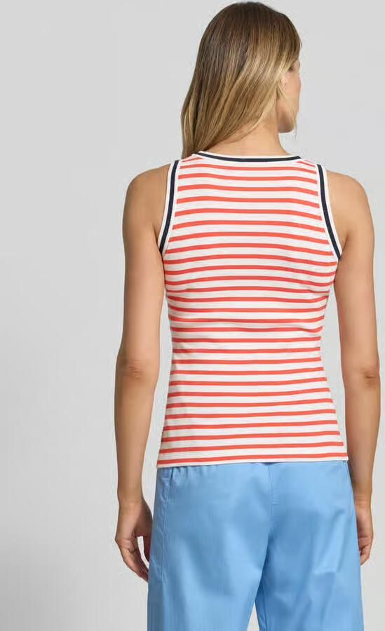 Marc Cain Tanktop in riblook met ronde hals - Foto 3