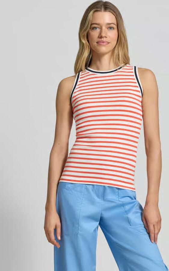 Marc Cain Tanktop in riblook met ronde hals - Foto 2