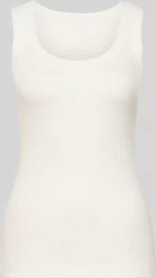 Marc Cain Tanktop met geribde ronde hals