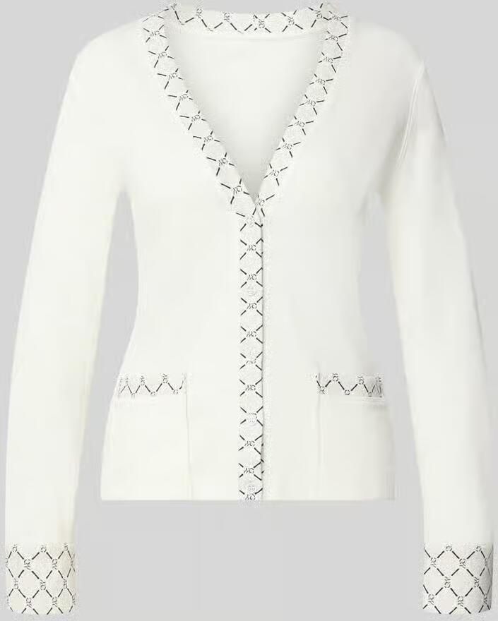 Marc Cain Vest met V-hals en knoopsluiting