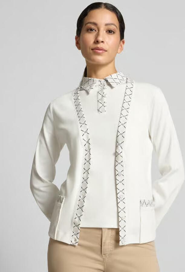 Marc Cain Vest met V-hals en knoopsluiting - Foto 2