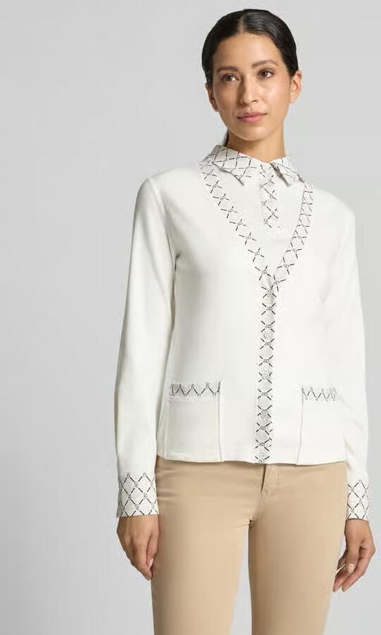 Marc Cain Vest met V-hals en knoopsluiting - Foto 3