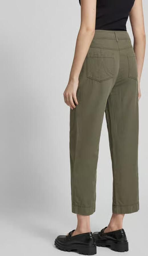 Marc Cain Wide fit broek met knoopsluiting