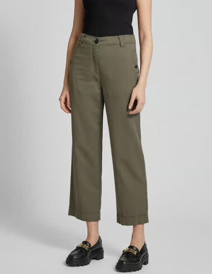Marc Cain Wide fit broek met knoopsluiting - Foto 2