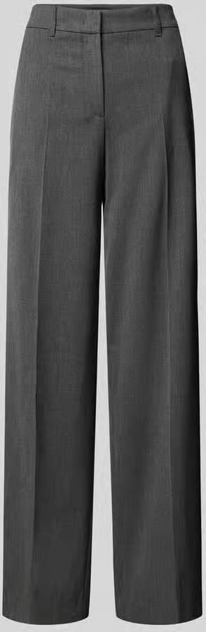 Marc Cain Wide fit broek met persplooien