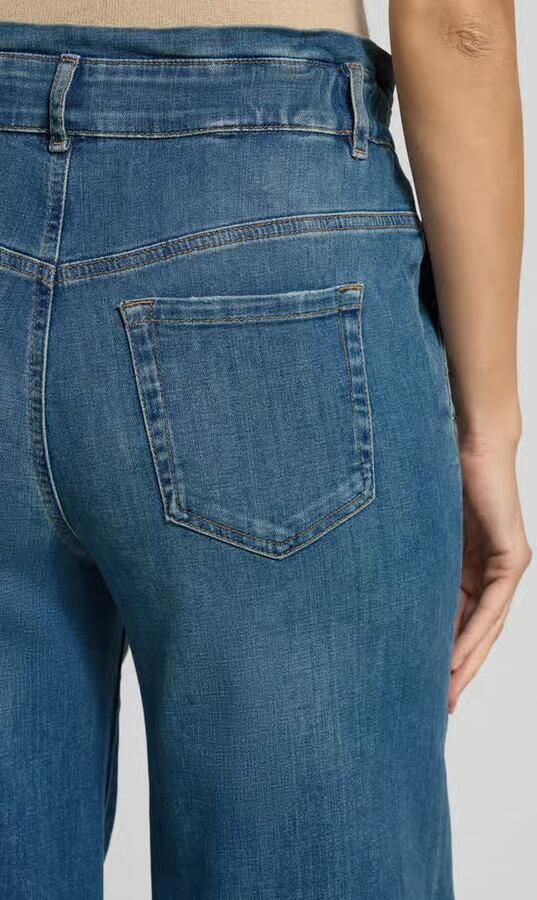 Marc Cain Wide fit jeans met Franse steekzakken - Foto 2