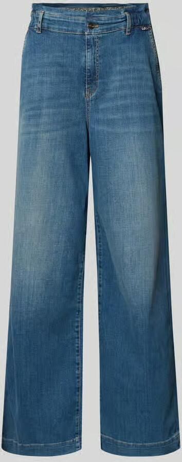 Marc Cain Wide fit jeans met Franse steekzakken