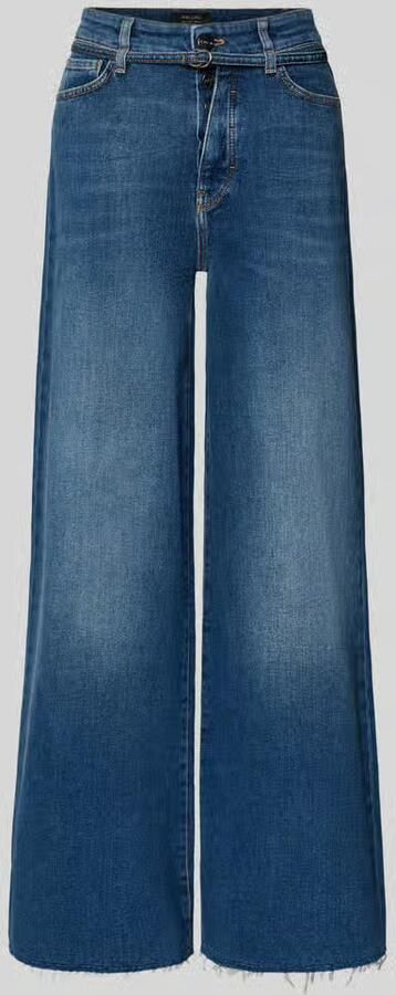 Marc Cain Wide fit jeans met tailleband