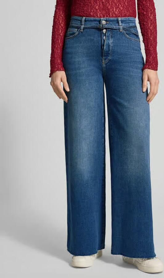 Marc Cain Wide fit jeans met tailleband - Foto 3