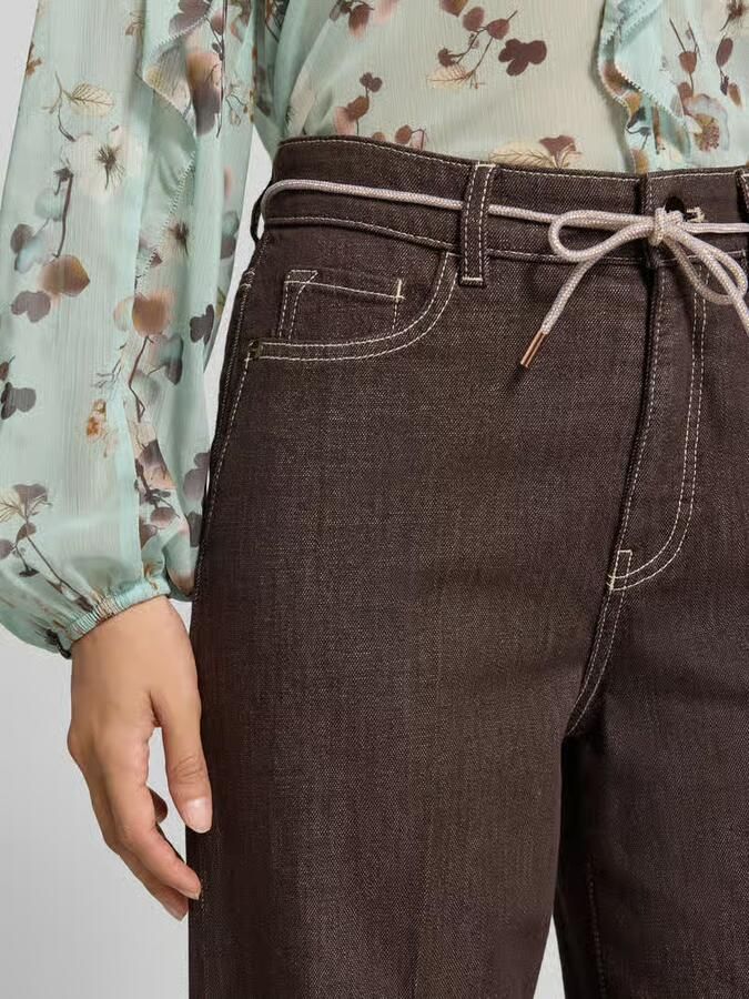 Marc Cain wide fit jeans met viscose-aandeel
