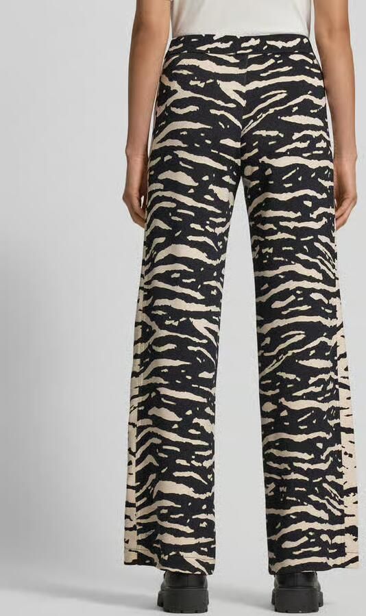 Marc Cain Wide fit stoffen broek met elastische band - Foto 3