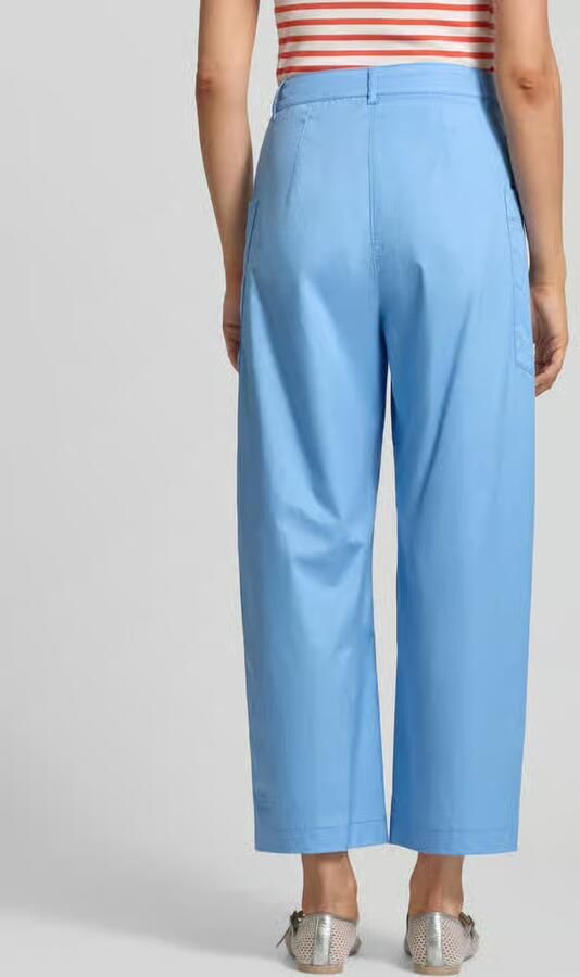Marc Cain wide fit stoffen broek met opgestikte zakken