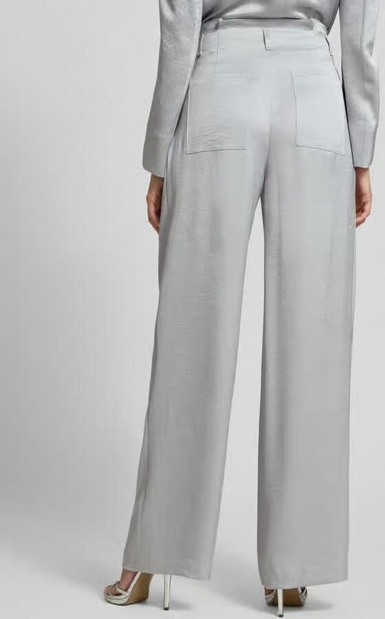 Marc Cain wide fit stoffen broek met plooien - Foto 3