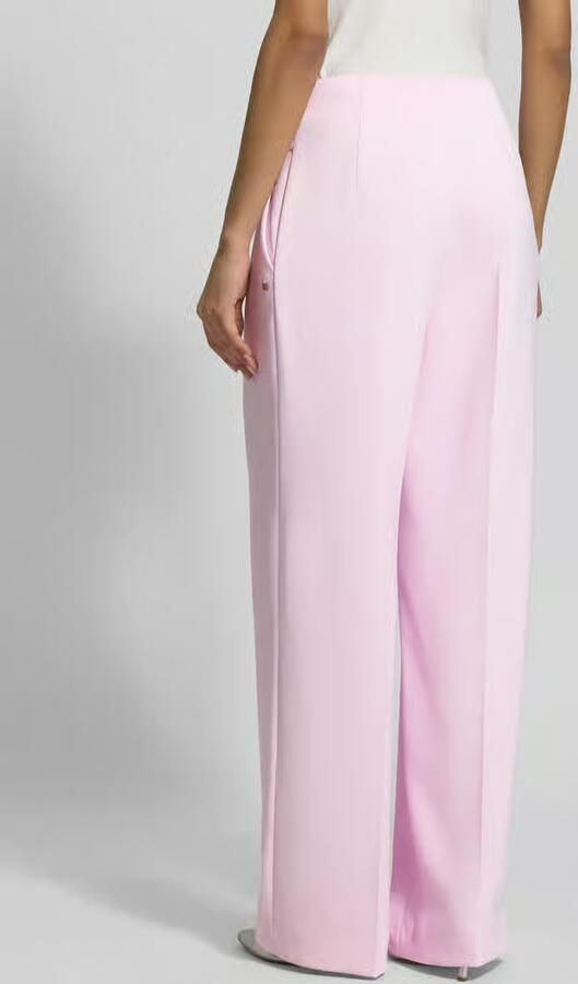 Marc Cain Wide Fit stoffen broek met vouwplooien