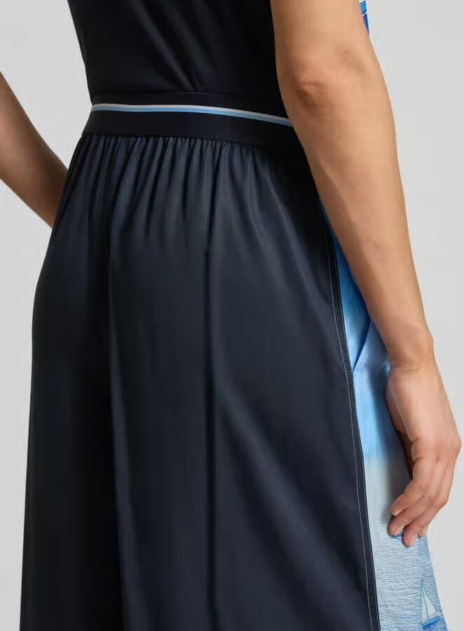 Marc Cain wide fit stoffen broek van puur lyocell