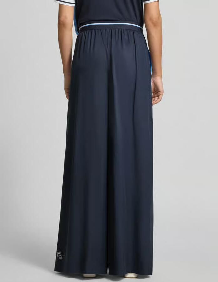 Marc Cain wide fit stoffen broek van puur lyocell