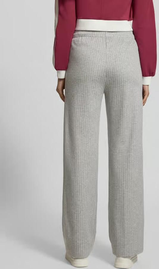 Marc Cain Wide fit stoffen broek van viscosemix - Foto 3