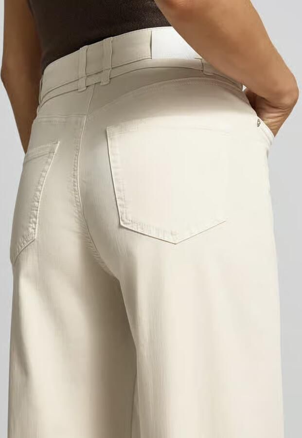 Marc Cain wide leg broek met riem