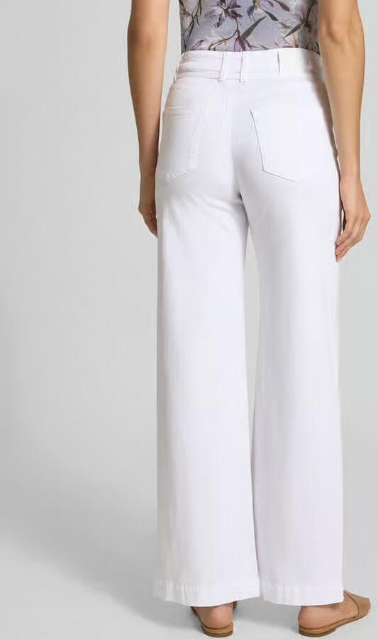 Marc Cain wide leg broek met riem - Foto 4
