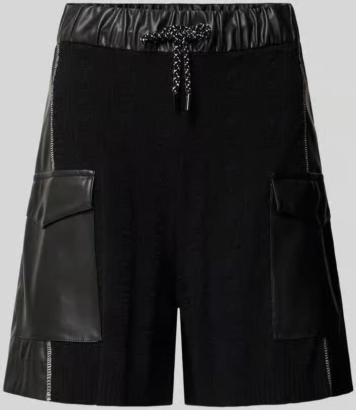 Marc Cain Wide leg high waist bermuda van viscosemix model 'WILLMAR' - Foto 2