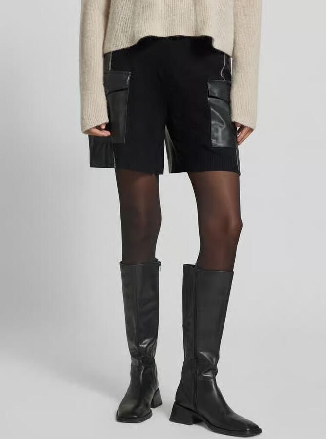 Marc Cain Wide leg high waist bermuda van viscosemix model 'WILLMAR' - Foto 2