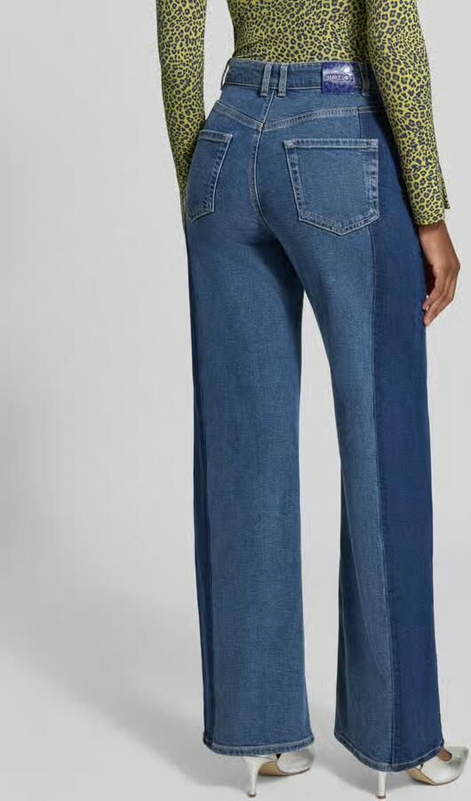 Marc Cain Wide leg jeans met steekzakken - Foto 3