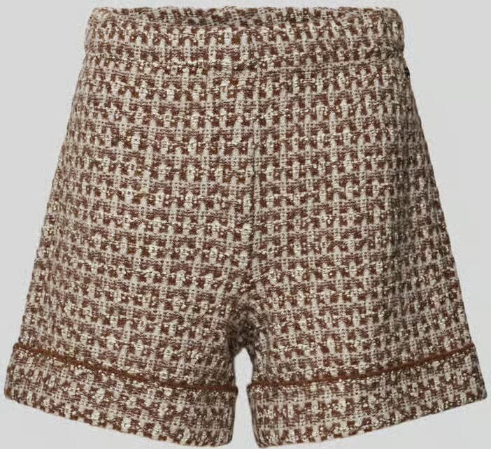 Marc Cain Wide leg korte broek in bouclélook - Foto 2