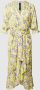 Marc Cain Bedrukte jurk met tulpenwikkeleffect en rucheszoom Geel Dames - Thumbnail 2