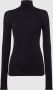 Marc Cain Zwarte Coltrui Gebreide Kleding Veelzijdig en Comfortabel Black Dames - Thumbnail 1