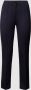 Marc Cain Midnight Blue Slim-Fit Cropped Broek Blue Dames - Thumbnail 2